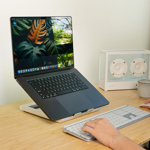 Revolve Laptop Stand with Detachable 7-in-1 Docking Station