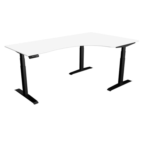 Pro L Shaped-black-L Shape-Right Orientated-White