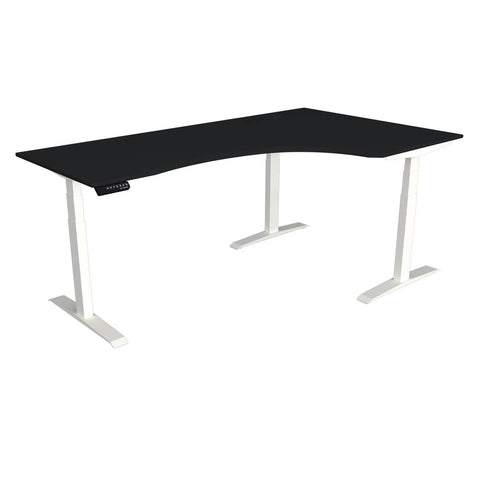 Pro L Shaped-white-L Shape-Right Orientated-Black