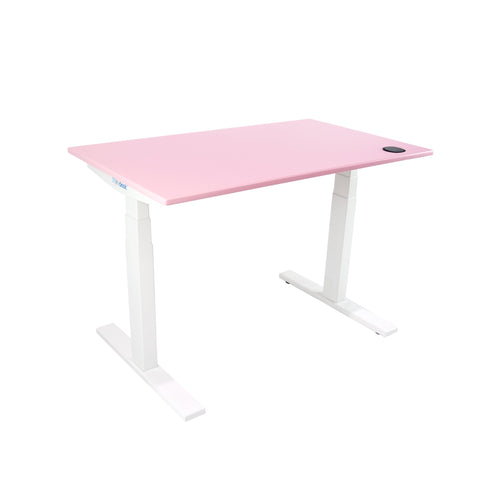 Minidesk-white-Small-Straight Edge-Pink