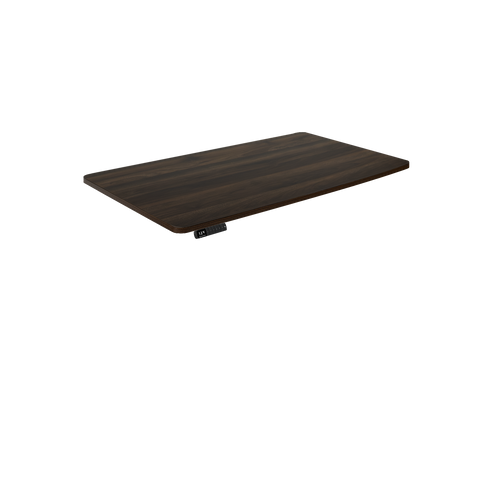 Omnidesk Mystic-black-large-Straight Edge-Walnut
