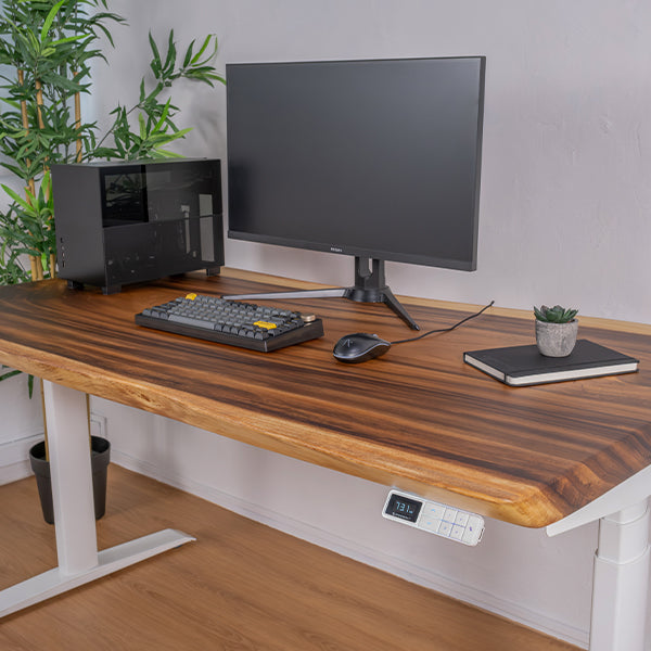 Omnidesk Ichi Collection | Solid Wood Ergonomic Height