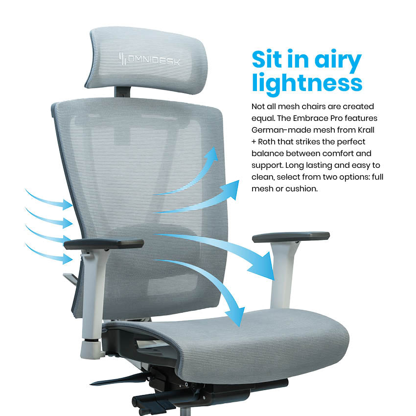 Embrace Pro Omnidesk Adjustable Ergonomic Office Chair