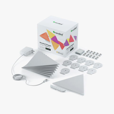 Nanoleaf Shapes Triangles Smart Light Starter Kit (9 panels)