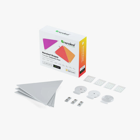 Nanoleaf Shapes Triangles Smart Light Expansion Kit (3 panels)