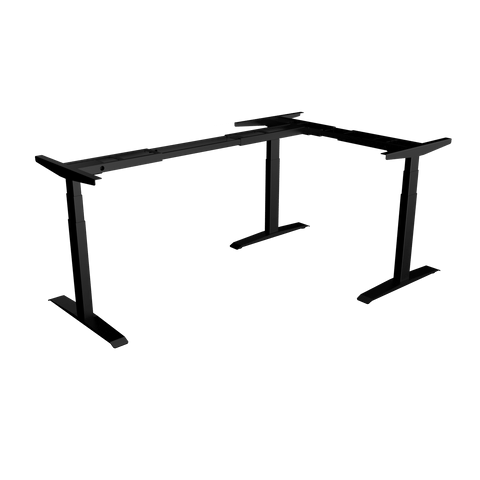 Table Leg Pro L Shaped - Black